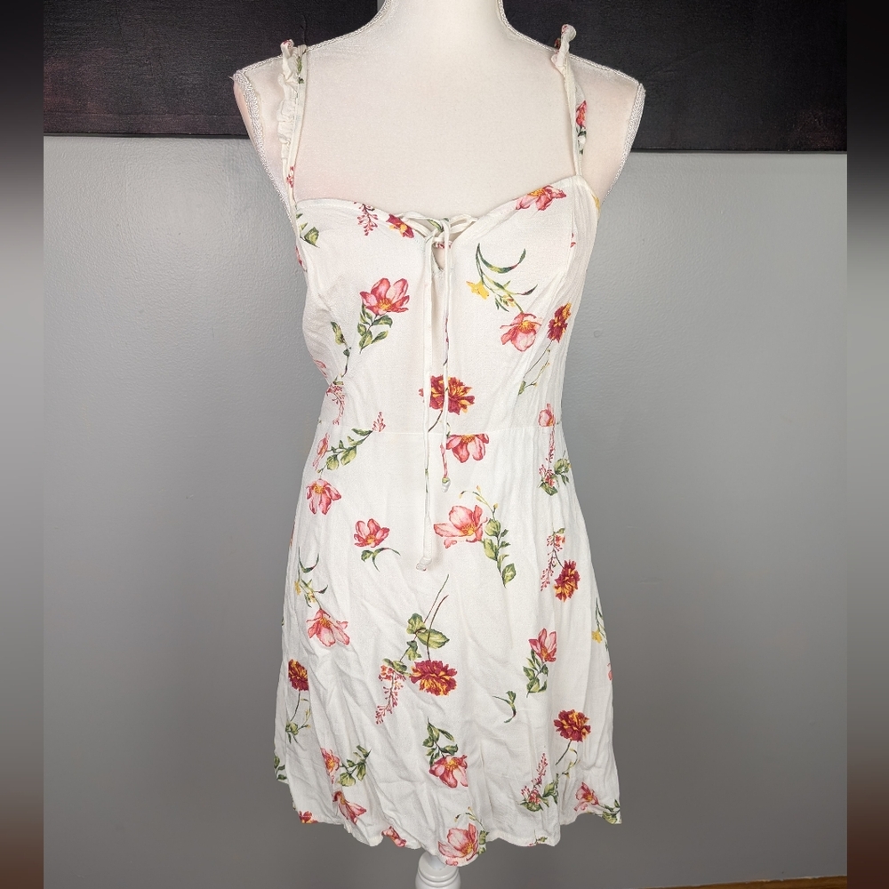Floral White Sundress